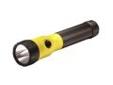 "
Streamlight 76203 PolyStinger LED without Charger, Yellow (NiMH)
Streamlight PolyStinger LED-Yellow NiMH Battery.
Streamlight C4 LED Rechargeable Polystinger LED Flashlight offers 3 microprocessor controlled variable intensity modes, strobe mode and the