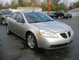Columbus Auto Resale
Â 
2008 Pontiac G6
( Click here to inquire about this vehicle )
Price: $10,950
Â 
Engine:Â I-4 cyl
Body type:Â 4door Compact Passenger Car
Condition:Â Used
Exterior Color:Â Silver
Transmission:Â 4-Speed Automatic
Mileage:Â 57485