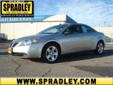 Spradley Auto Network
2828 Hwy 50 West, Â  Pueblo, CO, US -81008Â  -- 888-906-3064
2008 Pontiac G6
Low mileage
Call For Price
Have a question? E-mail our Internet Team now!! 
888-906-3064
About Us:
Â 
Spradley Barickman Auto network is a locally, family