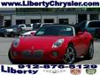 Liberty Chrysler
750 West Oglethorpe Hwy, Â  Hinesville , GA, US -31313Â  -- 912-977-0314
2006 Pontiac Solstice
Low mileage
Call For Price
Special Military Discounts 
912-977-0314
About Us:
Â 
Liberty Chrysler-Dodge-Jeep takes every measure to make the