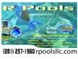 R Pools is your complete solution for pool and spa services. From pool equipment related problems and installation to filter cleaning services, we offer professional services for all of your home and business needs. Pool maintenance can be a difficult