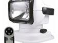 "
GoLight 7901 Portable Radioray w/Magnetic Shoe White
Golight slides on and off base of the light. When the shoe is installed a spring loaded button pops up locking the light into the base. The shoe base completely encapsulates the suction cup base When