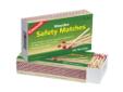 Wooden safety matches for lighting fireplaces, campfires, camp stoves or barbecues. Features:- 250 matches per box- 2 boxes shrink wrapped together
Manufacturer: Coghlans
Model: 1250
Condition: New
Price: $1.70
Availability: In Stock
Source: