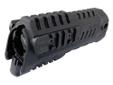 CAA AR15 3-Picatinny Hand Guard Rail System Black. CAA M4S1 Forend Black Two interchangeable bottom rails- 4" & 1.75", Two 1.75" side rails, Heat Sheilds Made with High-Temperature Resistant Polymer, Two QD Swivel Points, Gas Piston Compatible AR Rifles
