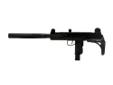 Uzi Rifle, 22 Long Rifle, 16.1" Barrel, Folding Stock, Matte Black Finish Specifications: - Action: Semi-Automatic - Caliber: 22 Long Rifle - Barrel Length: 16.1" - Capacity: 20 + 1 - Trigger: Standard - Safety: Lever - Length: 24.4" to 31.5" - Weight: