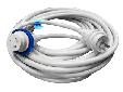 30 Amp 50' Cord Set - White - 125vMarine Shore Power ProductsDependable, secure connections between your onboard electrical system and the shore outlet are critical. Charles utilizes more than 35 years of in-house molding and metal stamping capabilities