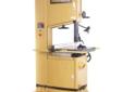 The 24-Inch bandsaw has a powerful, totally enclosed, fan-cooled motor to keep dust out for longer life and maximum performance. An extra large cast iron table offers more work area in front of the blade. The table tilts 45-degree to the right and
