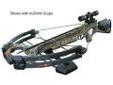 "
Barnett 78015 Predator Package 4x32mm Scope
The first patented crossbow of its kind, the Predator's pioneering design offers a shoot through foot stirrup increasing the power stroke to an amazing 17"" and produces speeds to 375 Feet Per Second. The