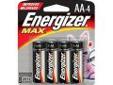 "
Energizer E91BP-4 Premium Max Batteries AA (Per 4)
Energizer MAX batteries deliver dependable, powerful performance that keeps going and going. Providing long life for the devices you use every day - from toys to CD players to flashlights. The latest