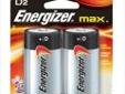 "
Energizer A95BP-2 Premium Max Batteries D (Per 2)
Energizer E95BP-2 Eveready's best longest lasting power source, best low temperature characteristics, 99.975% mercury free, new packaging offers 70% reduction in solid waste. recommended for heavy drain,