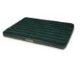"
Intex 66969E Prestige Downy Air Bed Green, Queen, with 4D Pump
The Prestige Downy bed is a perfect choice for the rugged outdoors. The flocked top gives a more luxurious sleeping surface, cleans easily, and is waterproof for camping use. The powerful