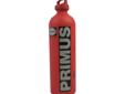 Ultra light fuel bottle of seamless extruded aluminium and lacquered inside to provide the bottle better protection. The connection threads are standard and suitable for OmniFuel, MultiFuel, VariFuel and Gravity VF & MF as well as most common pump stoves