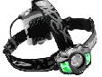 APEX - Black w/Green LED'sThe biggest and brightest headlamp in our professional series, the Apex has been a favorite of extreme outdoorsmen and cavers for years. Truly the pinnacle of waterproof LED headlamp design, the Apex combines the qualities of