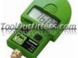 "
Tracer Products TP-9365 TRATP9365 PRO-Vacâ¢ Vacuum/Micron Gauge
Features and Benefits:
Large LCD displays readings in microns, Pascal or millibars
Wide display range from atmosphere (760,000 microns) down to 1 micron
Industry-first inline filter protects