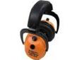 Pro Ears P300-O Pro 300 NRR 26 Orange
Specifications:
- Preset at 15 decibels of amplification for operation in a continuously noisy environment
- No high frequency filtering to help those with high frequency hearing loss
- Highly versatile cup -