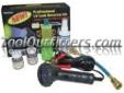 "
Mastercool 53351 MSC53351 Professional UV Leak Detection Kit
Â Features and Benefits:
Everything you need to start locating leaks sources with UV light technology
Locate leak sources in A/C, automatic transmissions, power steering, fuel and cooling