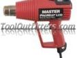 "
Master Appliance PH-1400 MASPH-1400 ProHeat LCD Dial-In Heat Gun
Features and Benefits:
LCD with digital display of tempertature and airflow settings
Temperature and Air flow Lock-In feature provides added management control - perfect for applications