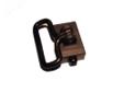 The Picatinny rail sling swivel allows the use of standard and tactical slings on weapons with Picatinny rail systems. The swivel may be attached to any point on the weapon where a rail is present. Constructed of black hard anodized aircraft grade