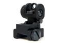 The PM202 AR-15 / M16 Polymer Flip Up A2 Dual Aperture Rear Sight may be used as a co-witness iron sight with most red dot and holographic sights, or use as a stand-alone sight. Weighing in at just less than two ounces, it features the standard military