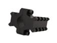 The PM255 attaches to the barrel of AR-15 / M16 rifles & carbines to provide picatinny rails at the 3 and 6 o?clock positions for mounting lights, lasers, and/or other accessories. Constructed of aircraft grade aluminum alloy, anodized black, with