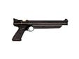 By popular demand, the 1322 variable pump pellet pistol is back! Featuring the same trusted single-action bolt design and adjustable rear sight of its .177 brethren. Specifications: - Weight: 2 lbs.(0.91 kg.) - Length: 13.63 - Mechanism: Bolt Action -