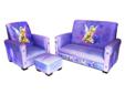 Purple Disney Kid's Sleeper Sofa Best Deals !
Purple Disney Kid's Sleeper Sofa
Â Best Deals !
Product Details :
Your toddlers will love having their very own Tinker Bell Fairies furniture set. This set offers the perfect place to sit and read, watch TV and