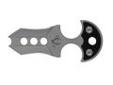 "
Mantis BK-1B Push Dagger G10 Handle
The BK-1b is the militarized version of the Wicked Push Dagger. On this model, Mantis is offering less flash and more thrash for you hard earned dollar.
Mantis opted to use a textured Black G-10 overlay and secure