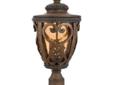 Reminiscent of the iron details often seen of the most-loved areas of New Orleans, this historic design is made of cast aluminum and clear amber seedy glass that casts a warm glow to welcome visitors to your doorstep.Read More
Quoizel FQ9010AW01 French