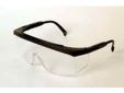 5-position lens angle adjustment and 4-position temple length adjustment for a completely customized fit.- Full side shield coverage and extended brow coverage for superior protection.- Hard-coated to help withstand scratching.- Polycarbonate lenses are
