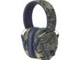 Mossy Oak Obsession camouflage.- Electronic earmuff with 4 independent high frequency directional microphones.- Muff style hearing protection with the added benefit of sound amplification.- Not only can you protect your hearing while shooting, you can