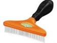 Furminator 104031 Rake Blaze Orange
A professional quality tool for separating and untangling fur
Straight bristles on one side and bent bristles on the other side
Ergonomic handle is secure and comfortable in your hand
Anti-microbial plastic to help keep