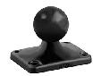 2" x 2.5" Diameter Base w/1" BallThe RAP-B-202U-225, high strength composite flat surface base, contains a 1" diameter rubber ball connected at right angles to a 2" x 2.5" rectangular base. This mount has pre-drilled holes at each corner of the base