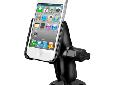 RAM Holder Cradle for Apple iPhone 4Material: High Strength CompositeBall Size: 1" Rubber ball "B" SizeThe cradle includes a set of two nuts and bolts to connect the cradle to any of the RAM compatible mounts. Will not hold the Apple iPhone (1st