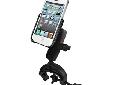 RAM Universal Composite Clamp Mount w/Cradle f/Apple iPhone 5The universal glare shield/yoke mount is ideally suited for a day on the wing and yet easily removed for travel in the flight bag. Modular in design, switch out the clamps for a perfect fit no