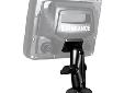 RAM 1" Ball Marine Electronic "Light Use" Mount for the Lowrance Elite-5 SeriesPart #: RAM-B-101-LO11The RAM-B-101-LO11 consists of a double socket arm, 2.5" diameter round base with the universal AMPS hole pattern and adapter base that inserts directly
