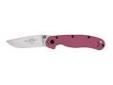 "
Ontario Knife Company 8862 RAT Model II Folder SP, Pink Handle
The Model 2 features the same 4-way clip position, heavy-duty open post construction, razor-sharp AUS-8 blade, full flat grind, reversible thumb stud, precision pivot screw, lanyard hole,