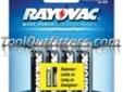 Rayovac 815-4F RAV815-4E Rayovac Alkaline AA Batteries 4-Pack
Features and Benefits:
Rayovac offers more power for your money
Rayovac lasts as long as Energizer Max
Price: $3.36
Source: