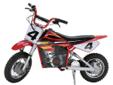 Essentially a scaled-down motocross bike with an electric motor, the Razor MX500 Dirt Rocket is ideal for teens who want to enjoy the dirt bike experience without breaking the bank. The Dirt Rocket's powerful 500-watt motor carries riders at speeds of up