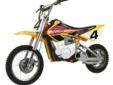 The high-performance, electric powered Razor MX650 Dirt Rocket is ideal for teens (ages 16 and up) who want to enjoy an authentic dirt bike experience without breaking the bank. The Dirt Rocket's powerful motor carries riders at speeds of up to 17 miles