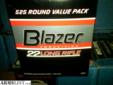 I have 2 bricks of Blazer 22 lr. $75 each.
Source: http://www.armslist.com/posts/1397076/detroit-michigan-ammo-for-sale--525-rds-of-22-