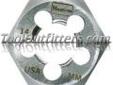 "
Hanson 7350 HAN7350 Re-threading Hexagon Metric Die Right-hand (HCS) - 14mm - 1.5, 1-1/16"" Width, 1/2"" Thick
"Price: $15.3
Source: http://www.tooloutfitters.com/re-threading-hexagon-metric-die-right-hand-hcs-14mm-1.5-1-1-16-width-1-2-thick.html