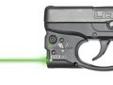 "
Viridian Green Lasers T5-LCP Reactor 5 Green Laser for LCP w/ECR/Hlstr
It's the ultimate targeting system for your pocket pistol. All-conditions Viridian Greenâ¢ laser sighting, custom-fit to your weapon. Instant Enhanced Combat Readinessâ¢ activation.