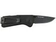 "
SOG Knives TBBA-99 Blink Black TiNi
Blink... and you just might miss it. This robust little knife cuts with the 'big boys' and features a reversible low carry clip. At its well-mannered price, the Blink is the gentlemen's knife with a naughty attitude.
