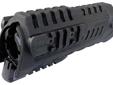 Accessories: Two interchangeable bottom rails- 4" & 1.75", Two 1.75" side rails, Heat SheildsDescription: Made with High-Temperature Resistant Polymer, Two QD Swivel Points, Gas Piston CompatibleFinish/Color: BlackFit: AR RiflesModel: M4S1Size: