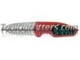 Kershaw 1445 KER1445 Red Half Ton Folding Knife
Features and Benefits:
Blade is made of 8CR13MoV Stainless Steel
Glass-reinforced nylon handle with super-grippy Santopreneâ¢ inserts make the Half Ton easy to hold onto
Locking linear
Blade is 2-1/2" long;