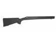 Our Patented OverMolded stocks are the finest and most functional stocks made. The Hogue stock is constructed by molding a super strong and rigid fiberglass reinforced insert or "skeleton" that precisely fits the firearms action. The stock is then