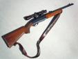 This is a Remington model 742 Woodsmaster gas-operated semi-auto hunting rifle chambered in the most popular hunting caliber ever made, the 30-06 Springfield. Itâs light weight and ability for super fast follow up shots would make it a great deer rifle