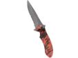 F.A.S.T. Medium Camo FolderSpecifications:- Fast action opening with a soft touch handle- Blade material/options ? 440 stainless steel with bead blast finish or black oxidized coating with a serrated/straight combo edge- Blade lengths ? Medium: 3 1/8"-