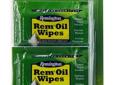 Remington Oil Wipes Specifications:- Remington Oil Wipes 12 Pack - 6" x 8" wipe cloth saturated with Remington Oil
Manufacturer: Remington
Model: 18411
Condition: New
Price: $3.37
Availability: In Stock
Source: