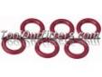 "
Robinair 18180 ROB18180 Replacement O-Rings
O-rings for Quick Sealâ¢ 1/4"" fittings and adapters, package of six.
"Price: $13.6
Source: http://www.tooloutfitters.com/replacement-o-rings.html